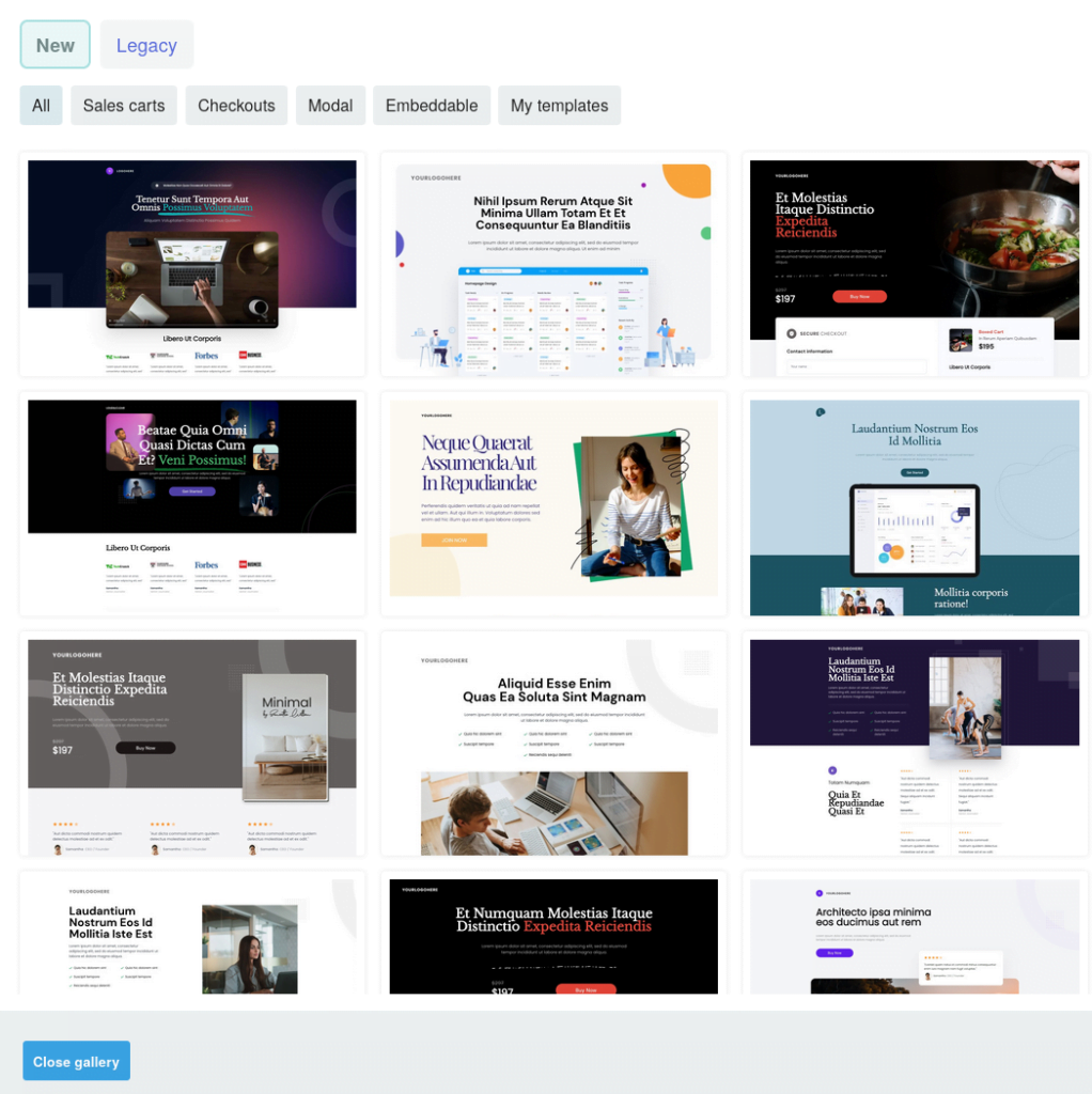 thrivecart template gallery thrivecart,thrivecart review Douglas